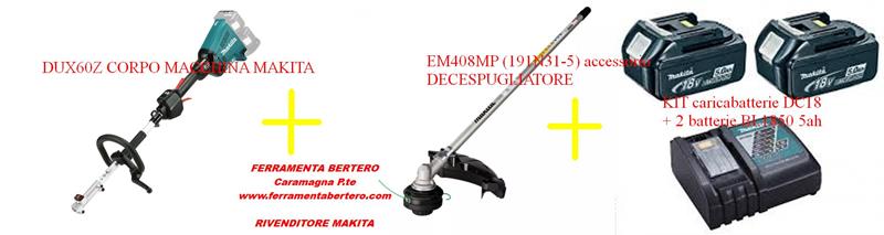 DUX60 DECESPUGLIATORE MAKITA COMPLETO 